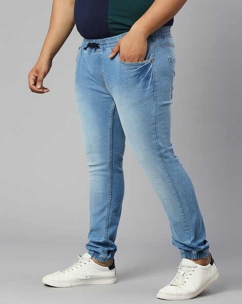 Denim Cargo Jogger Pant For Men