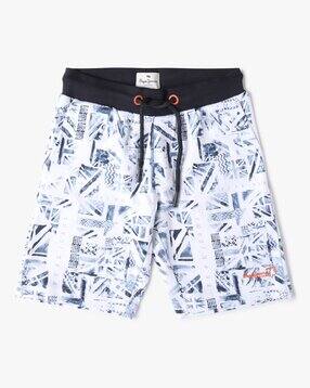 pepe jeans Printed Shorts with Drawstring Waist-picture-11