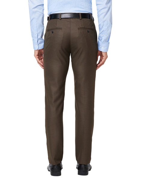 Dieci trousers in batavia wool for men, brown | PT Torino