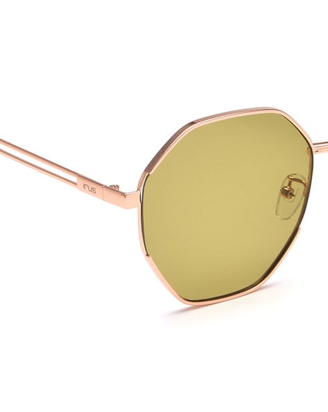 Buy Badshah, Sahil Khan Inspired Oversized Sunglasses for Men & Women (Gold- Yellow) Online at Best Prices in India - JioMart.