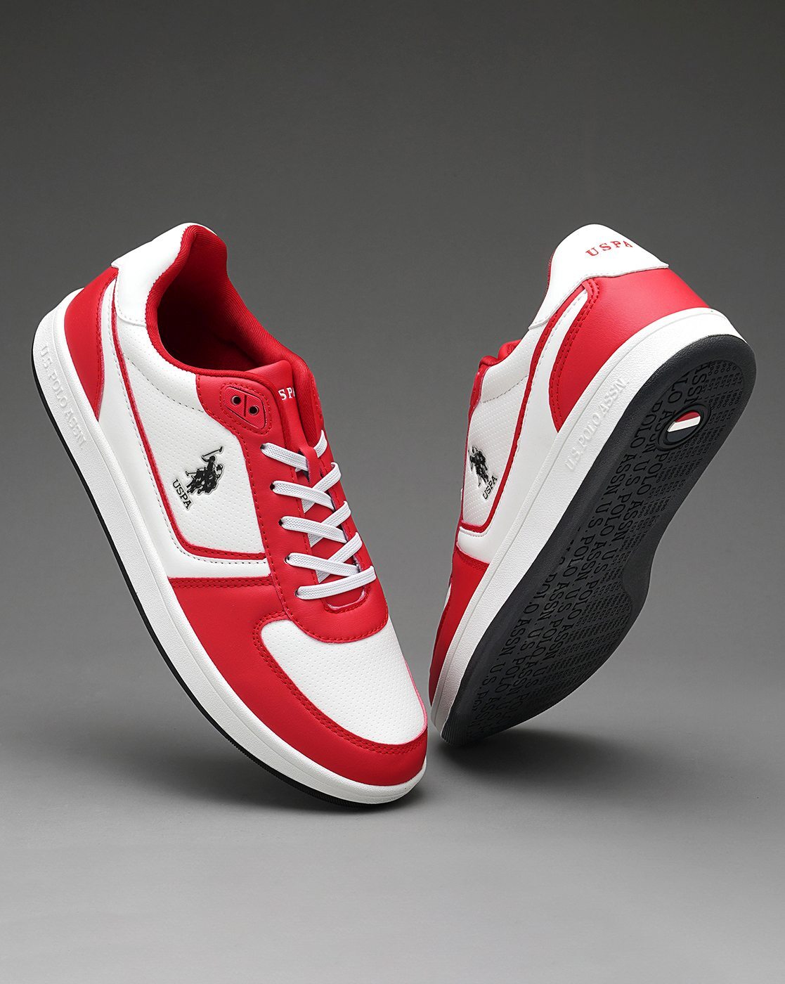 Buy White & Red Sneakers for Men by RED TAPE Online | Ajio.com