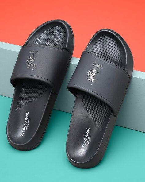 Ralph lauren white online sliders