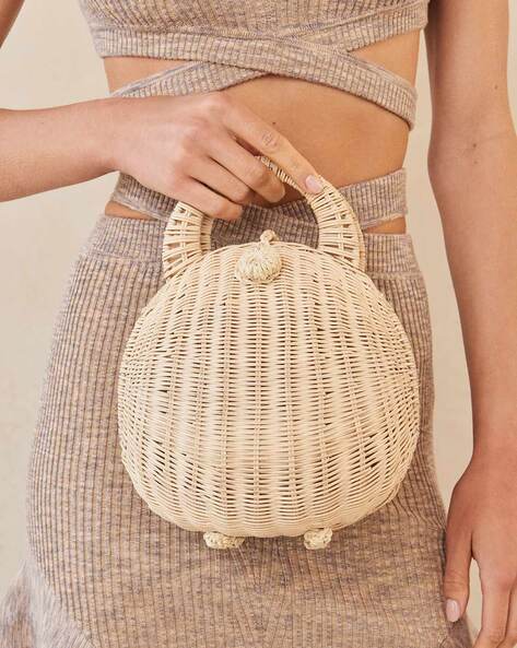 Cult gaia millie rattan bag sale