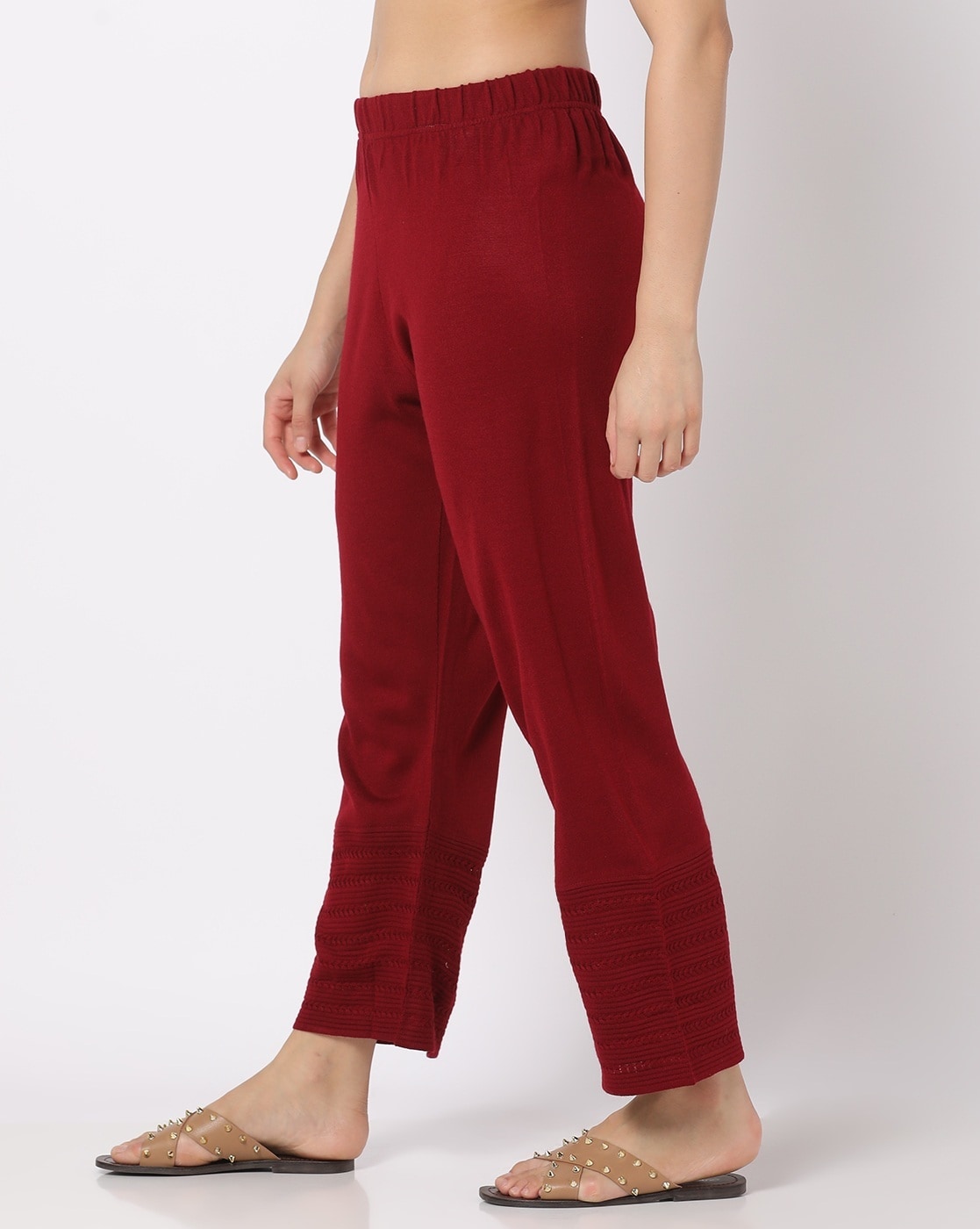 Buy Cream Pants for Women by AVAASA MIX N' MATCH Online | Ajio.com
