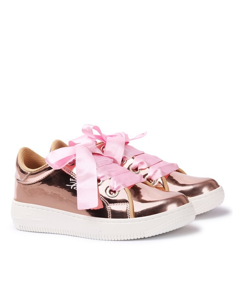 Kate Spade x Keds Women's Rose Gold Pink Glitter Sneakers Size 7.5 | eBay