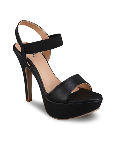 Amazon.com: Black Heels With Thick Heel