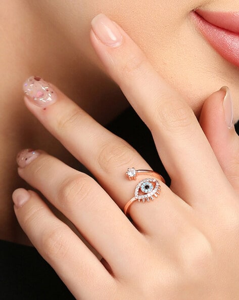 Evil Eye Ring | Buy Gold Evil Eye Ring Online |STAC Fine Jewellery