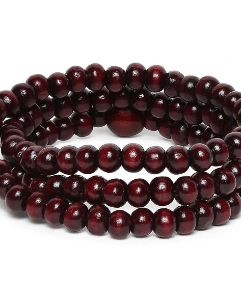 Wooden Mantra Buddhist Zen Bracelet Prayer Beads Flexible Wristlet  Protection and Spiritual Healing Bracelet B1009 - Etsy