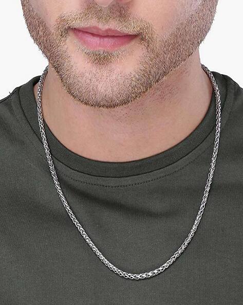 18ct White Gold 4.20mm Spiga Chain | Buy Online | Free Insured UK Delivery
