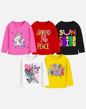 Girls T-Shirts - Shop for Fancy T-shirts for Girls Online at Myntra