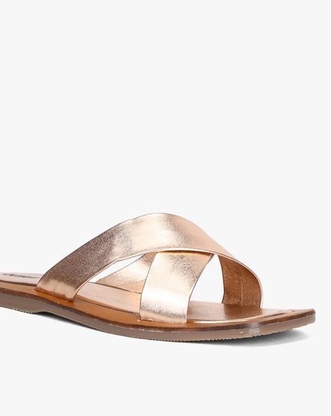 Buy Camel Flat Sandals for Women by Steppings Online | Ajio.com