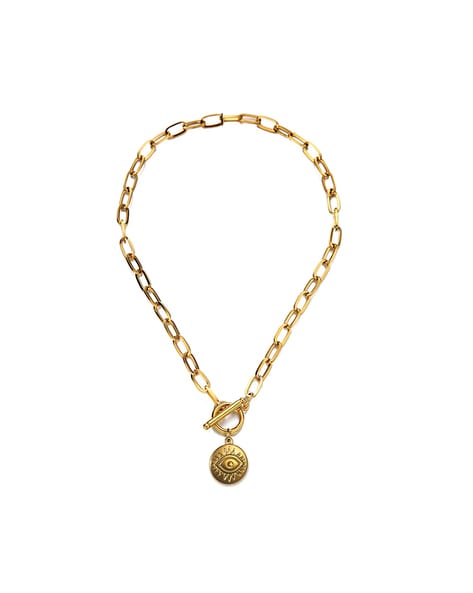 Rectangle Link Necklace – Dua Adorned