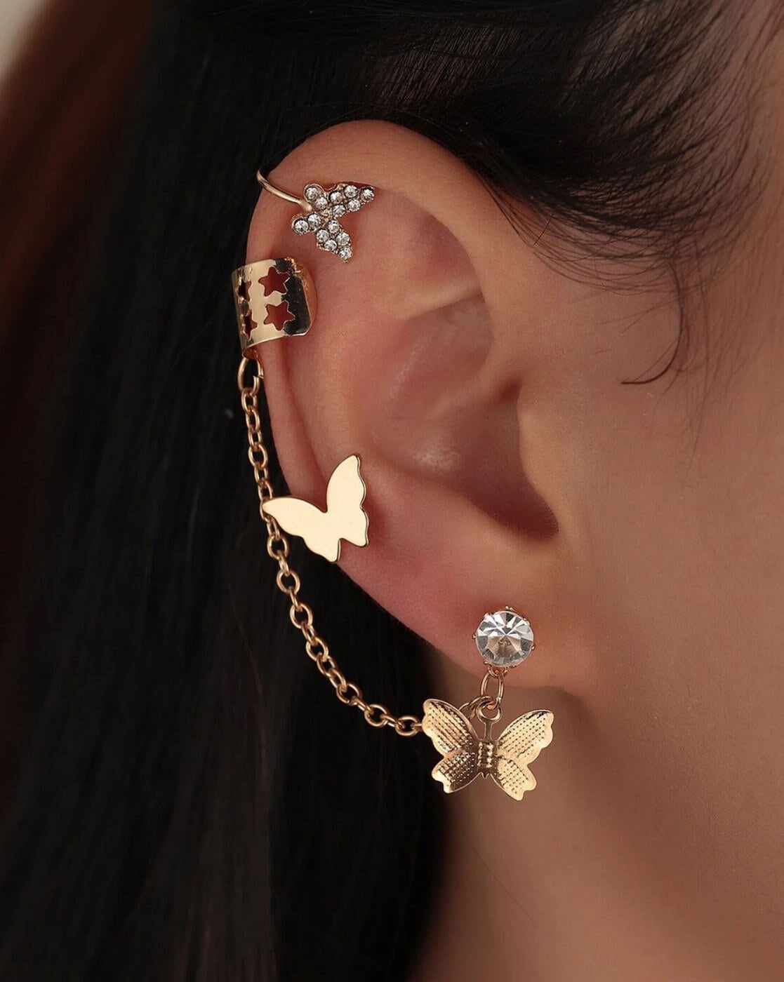 Ear Cuff  Buy Ear Cuffs Earrings online at Best Prices in India   Flipkartcom