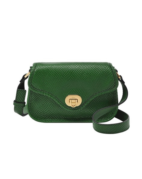 Fossil green purse best sale