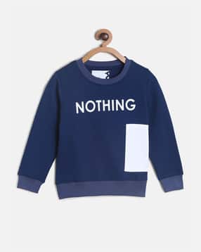 tales & stories Typographic Print Round-Neck Sweatshirt-picture-37