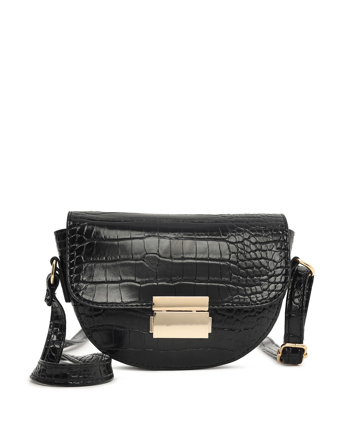 Buy Women Croc-Embossed Sling Bag Online at Best Prices in India