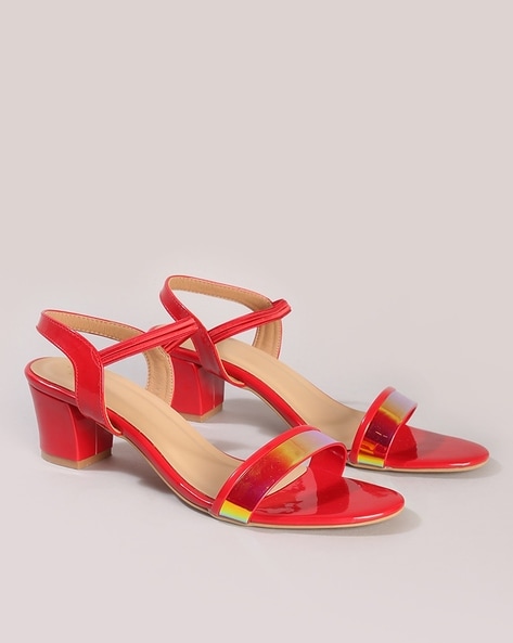 PARIS – RED high heel sandal with platform | miMaO ®