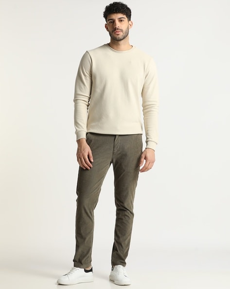 Light gray Corduroy Trousers From Jacob Cohen | Stenstromsstore.se