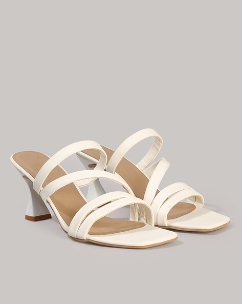 Buy Inc.5 White Platform Heels Sandals online