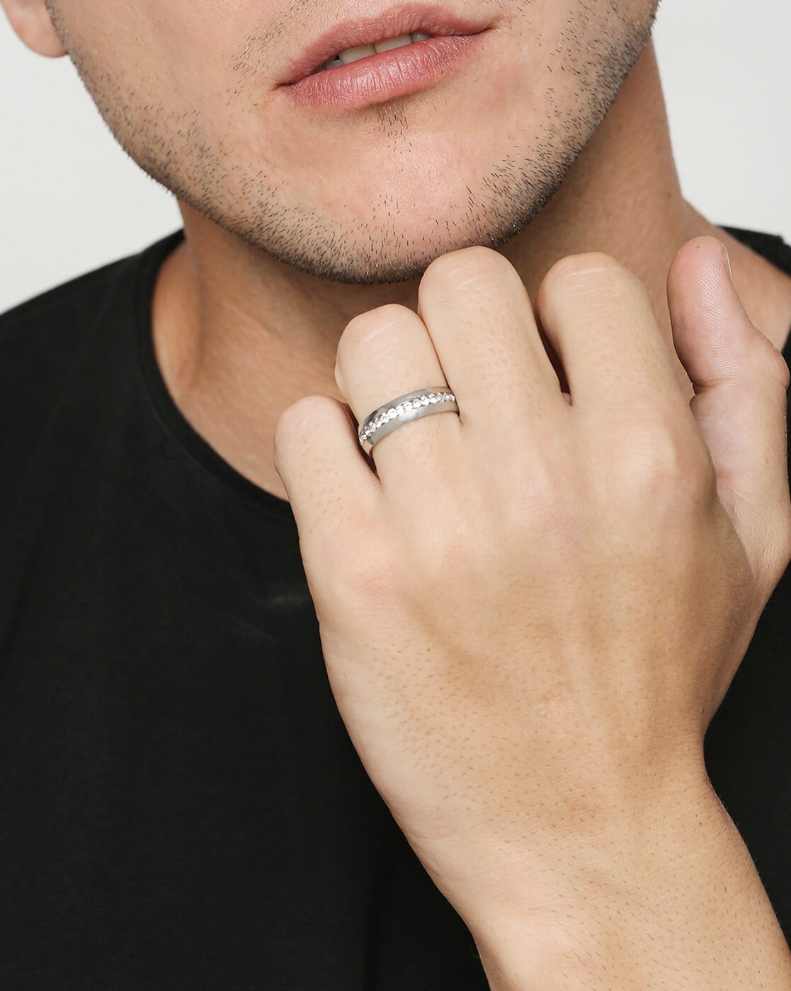 RFQ3-Stone Studded Fashion Ring