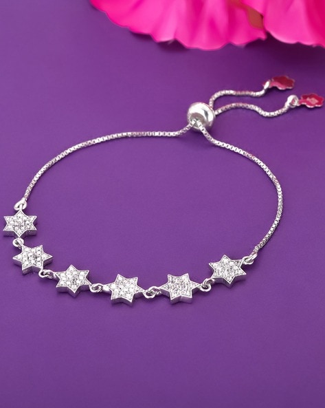 Cute Flower Bracelets For Women Accessories Vintage Lady 925 Sterling Silver  Bracelet Female Bijou - AliExpress