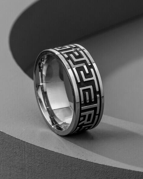 Fabula RSSK11-Silver-Plated Cocktail Ring