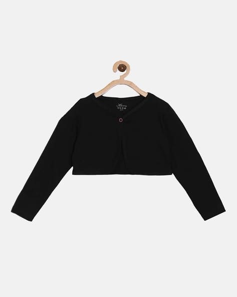 Cardigan Sweater Girls Black Bolero GERsome Toddler Girls Cardigan
