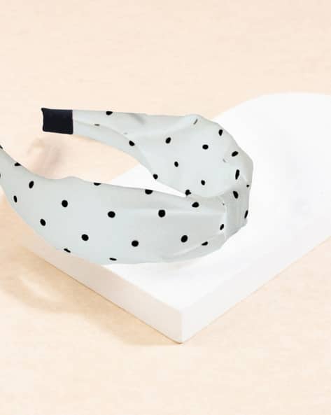 Oomph Polka-Dot Knotted Hair Band-HRO50_AJR3