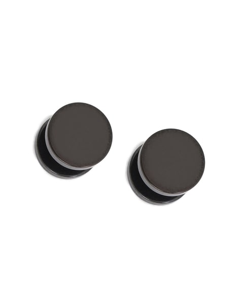 Buy Black Earrings for Men by Oomph Online | Ajio.com