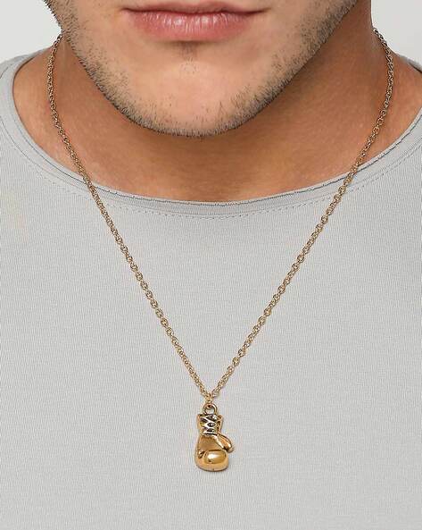 Diamond2Deal 10k Yellow Gold Boxing Gloves Sports Charm Pendant for Mens -  154D2A
