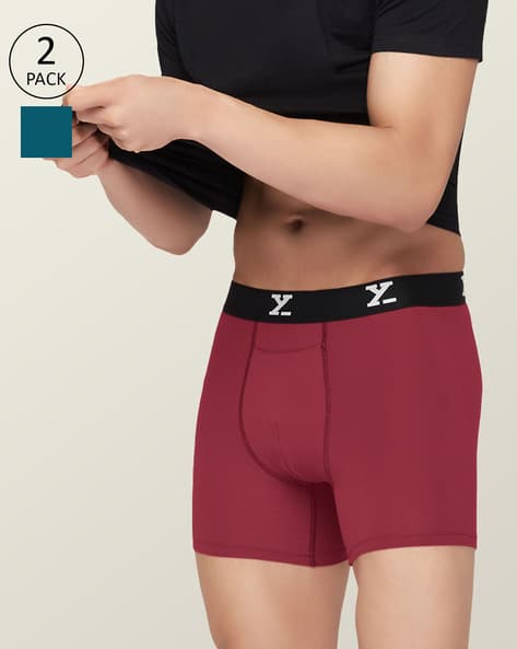 Buy Red & Blue Boxers for Men by XYXX Online | Ajio.com