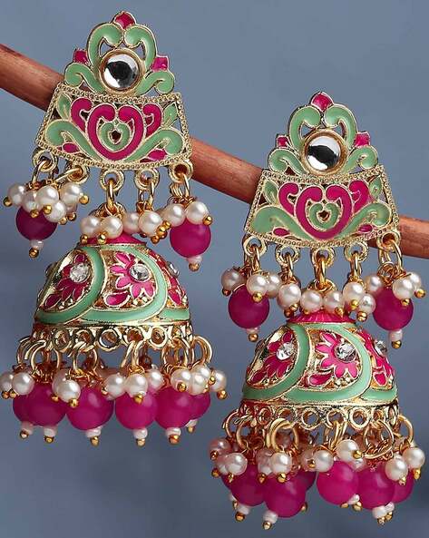 Multicolor Palki Painted hotsell Drop Earring For Women