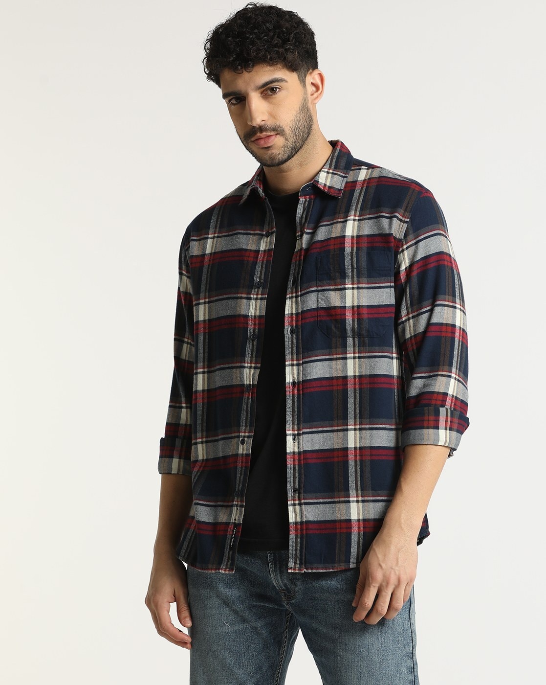 Buy Blue Shirts for Men by ALTHEORY Online