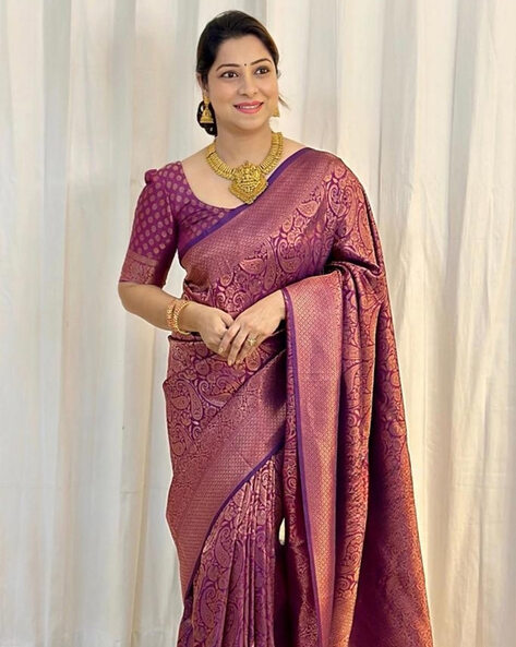 Have You Joined Purple Saree Wedding Trend of the Season?