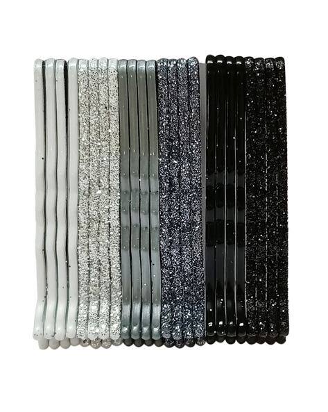 Fabula HSSK56-Combo of 24 Shimmer Bobby Pins