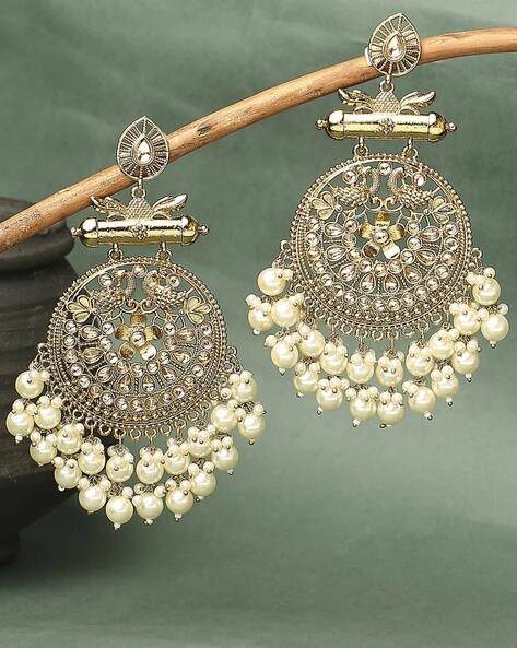 Buy Silver Earring Online | Silver Jhumkas Online | MISSORI