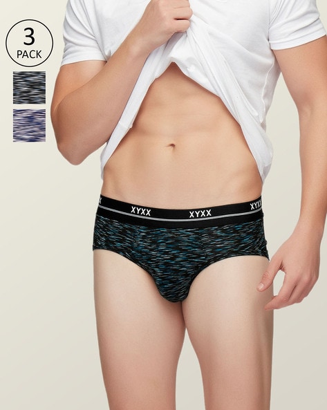 Pack of 3 Printed Briefs