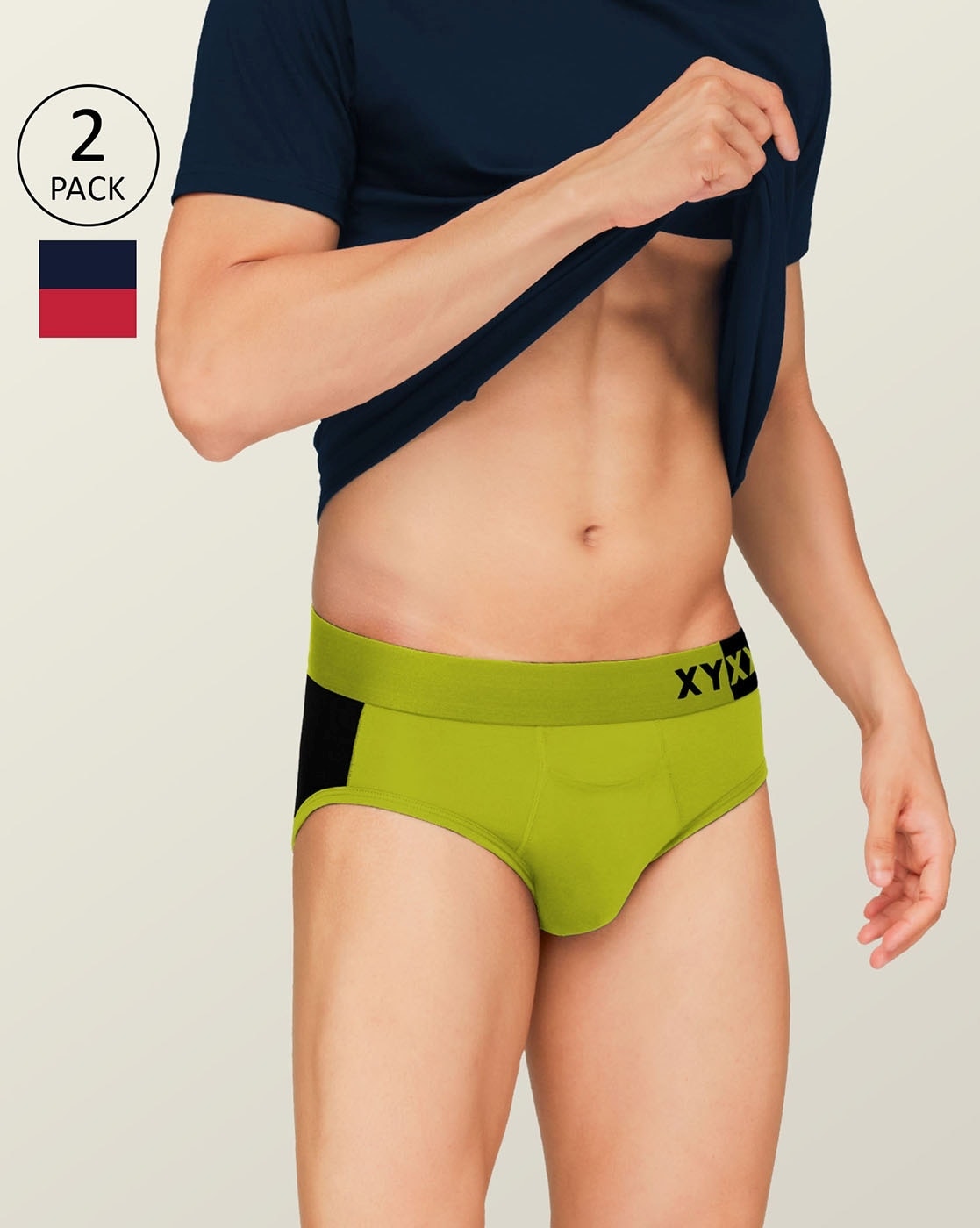 SUNGA ALPHA NEON DUPLA-FACE  ALPHA NEON REVERSIBLE BRIEFS - Rolling