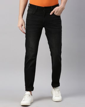 Slim Fit Jeans with Insert Pockets