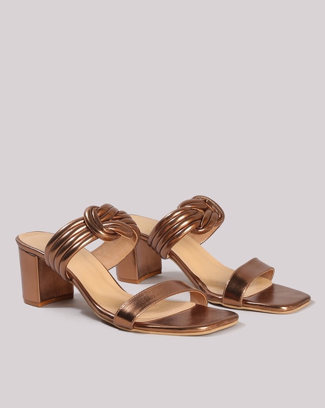 Shop Now Women Rose Gold Embellished Party Slim Heels – Inc5 Shoes