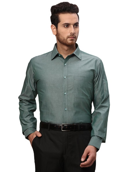 Raymond linen sales casual shirts