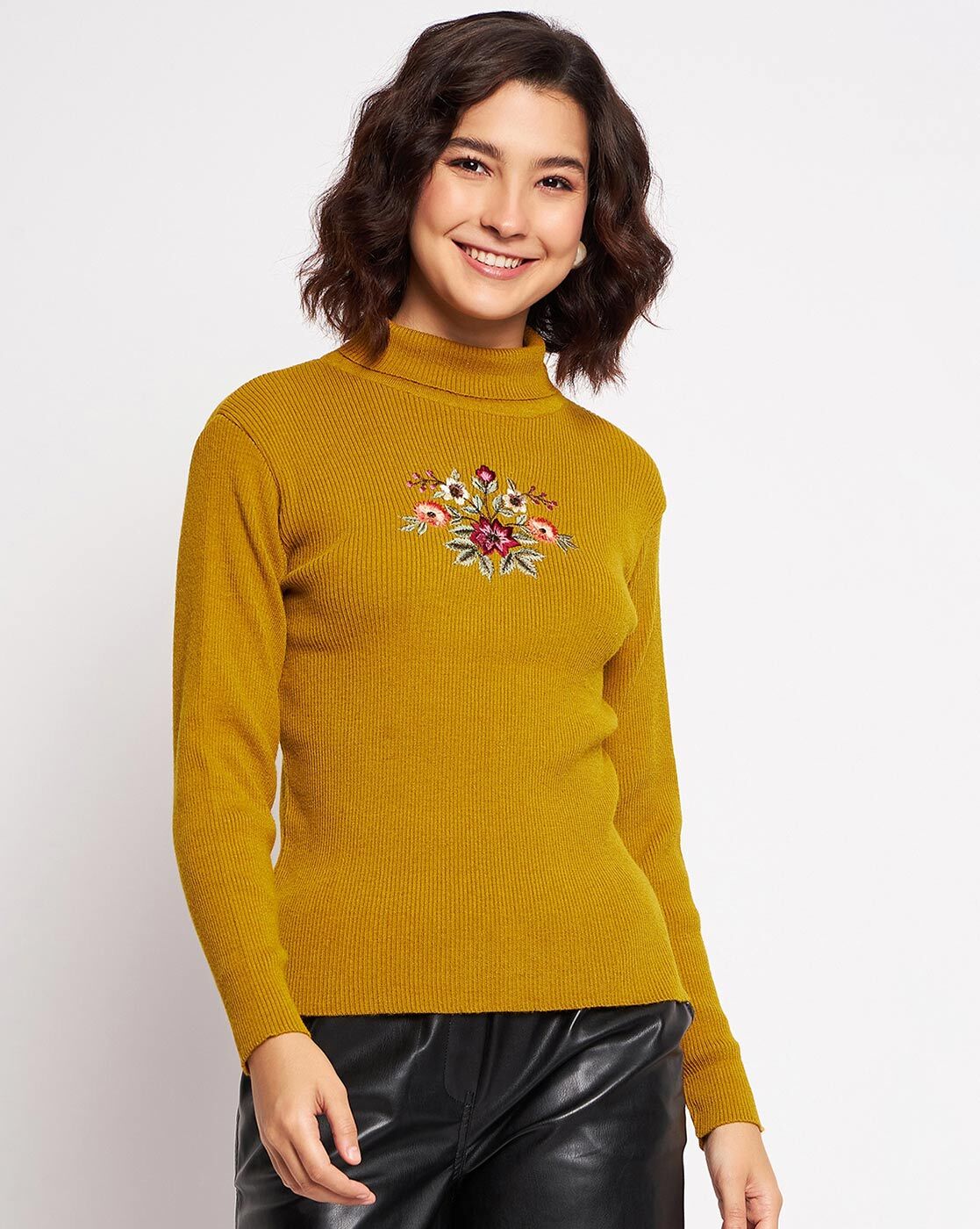 Gold turtleneck cheap