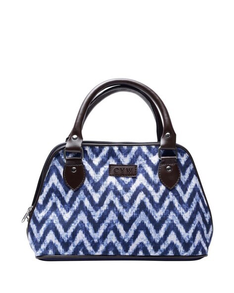 Nautical Charm, Oversized Navy and White Stripe Beach Tote Bag with Zipper  – Breezy Cove