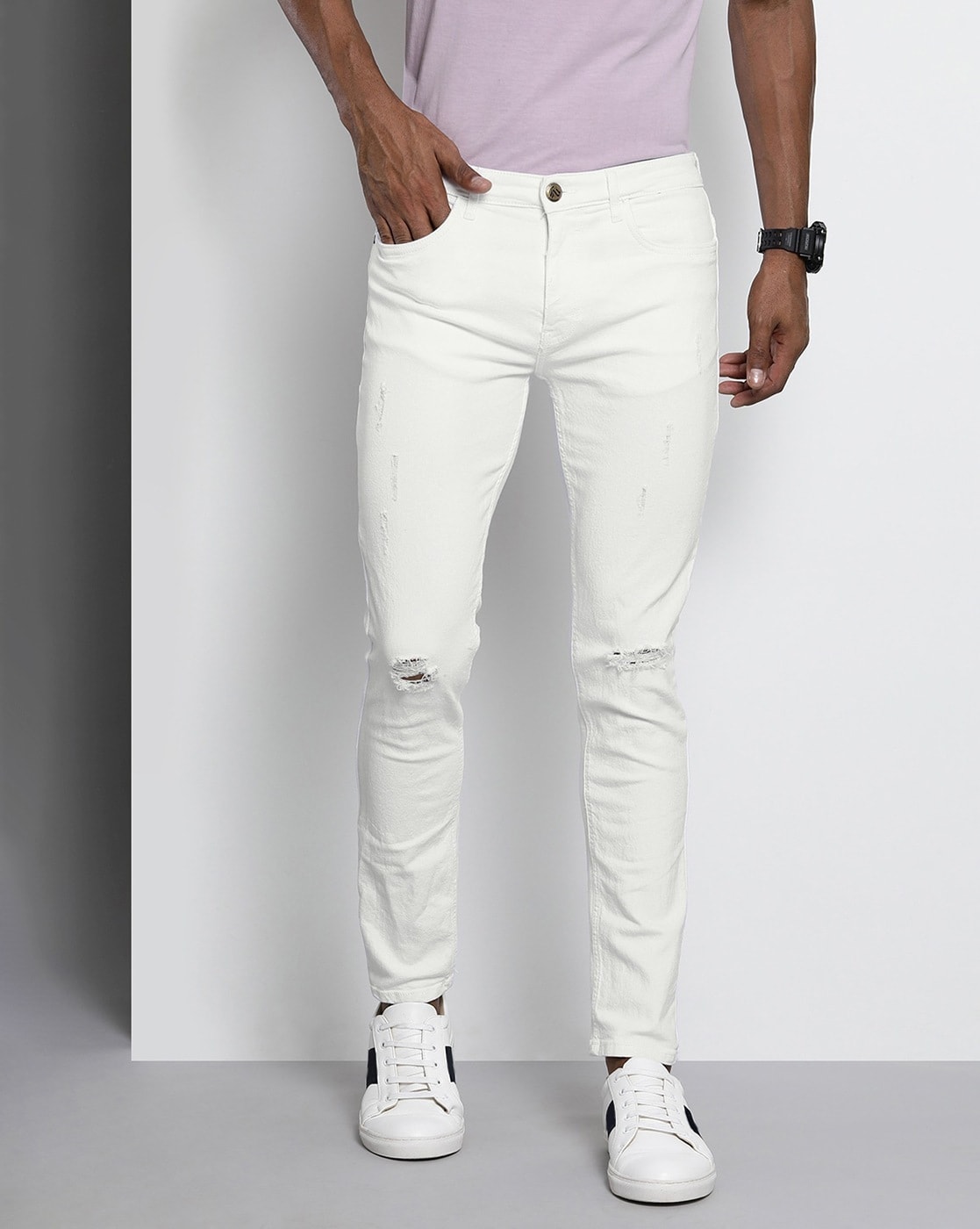 Men's White Ripped Jeans at Rs 500/piece | Men Torn Jeans in New Delhi |  ID: 13781976633