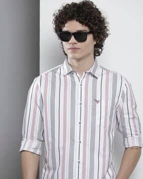 the indian garage co Striped Shirt with Patch Pocket-picture-30