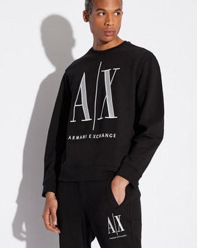 Armani sales logo sweatshirt