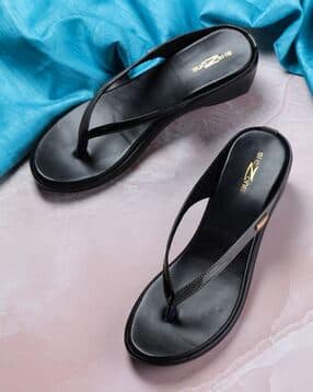 Solid Wedges Heeled Sandals-image-41