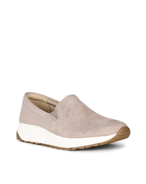 Perforated Slip-On Casual Shoes