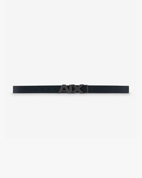 EA7 Emporio Armani Reversible Logo Belt Blue