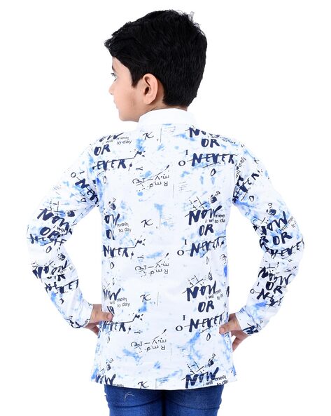 BOYS CASUAL JACKET WITH ATTACHED T-SHIRT